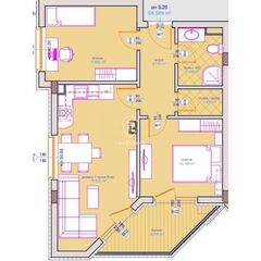 Квартира 3-комнатная 2+1 у моря в Бургасе площадь 79м² 4 этаж