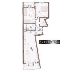Квартира 3-комнатная 2+1 у моря в Разлоге (Баня) площадь 111м² 5 этаж