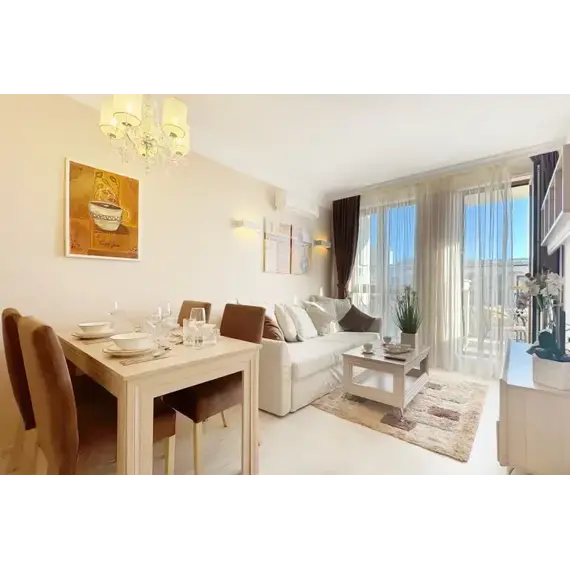 Квартира 2-комнатная 1+1 у моря в Бургасе площадь 44м² 6 этаж