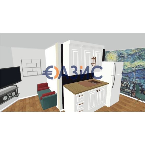Квартира 1-комнатная в Несебре (Солнечный Берег) площадь 53.2м² 6 этаж, изображение 10