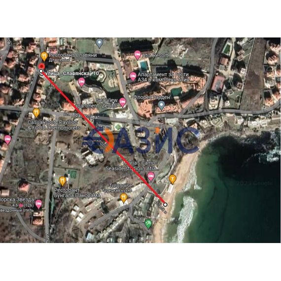 Квартира 3-комнатная 2+1 в Созополе (Черноморец) площадь 112.5м² 3 этаж