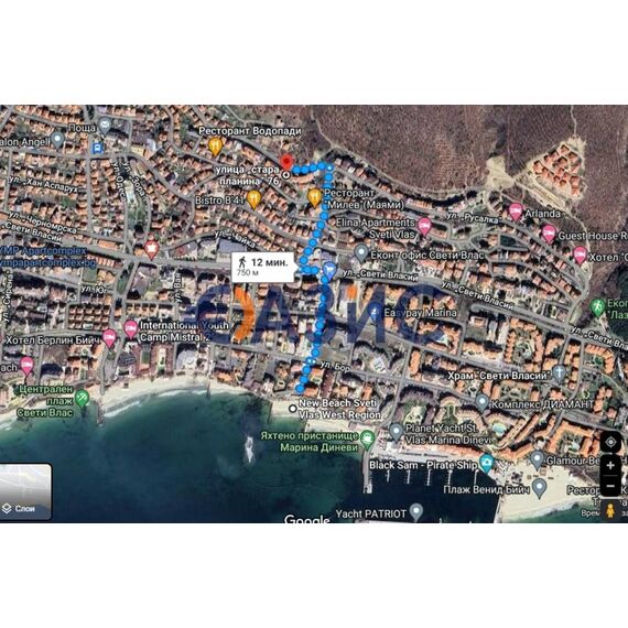 Квартира 2-комнатная 1+1 в Несебре (Святой Влас) площадь 59м² 3 этаж, изображение 19