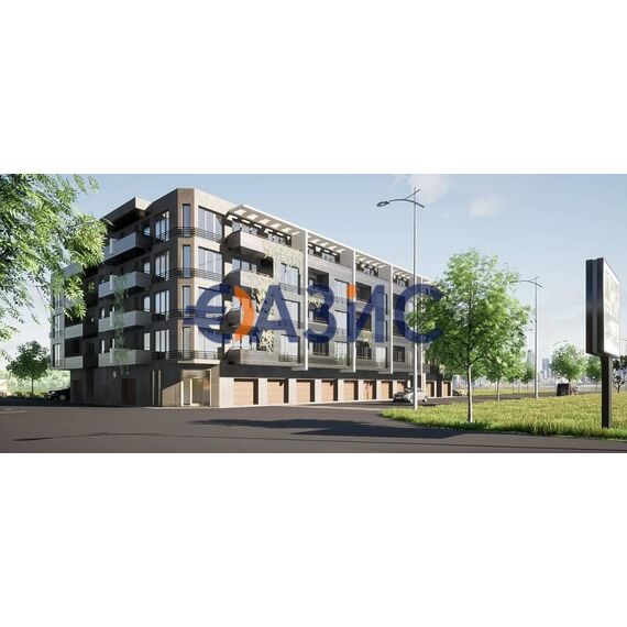 Квартира 2-комнатная 1+1 в Поморие площадь 65м² 4 этаж, изображение 2
