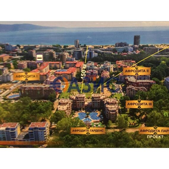 Квартира 2-комнатная 1+1 в Несебре (Солнечный Берег) площадь 45м² 2 этаж, изображение 14