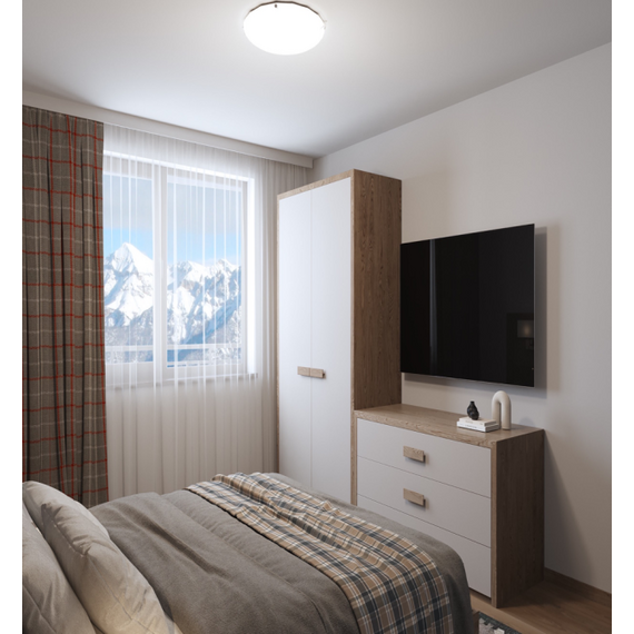 Квартира 1-комнатная студия 1+0 в горах в Банско площадь 33.68м²