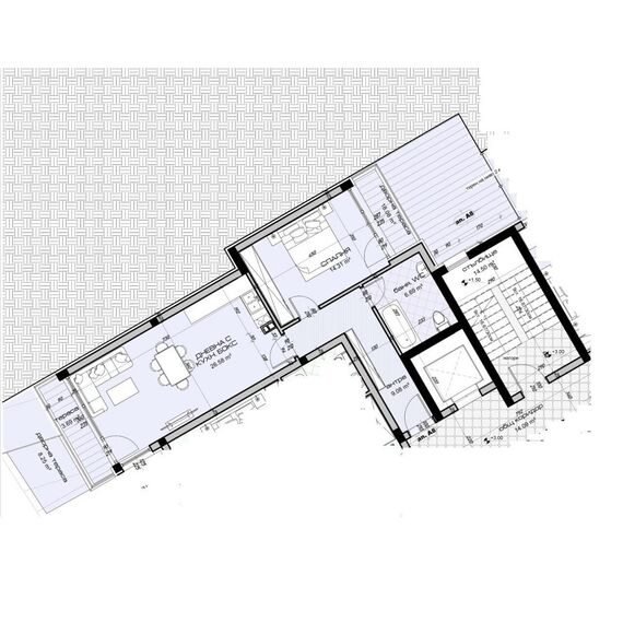 Квартира 2-комнатная 1+1 в лесу в Варне площадь 85.41м² 2 этаж, изображение 5