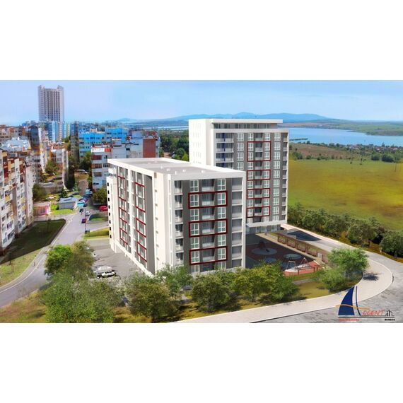 Квартира 2-комнатная 1+1 у моря в Бургасе площадь 56.49м² 7 этаж, изображение 3