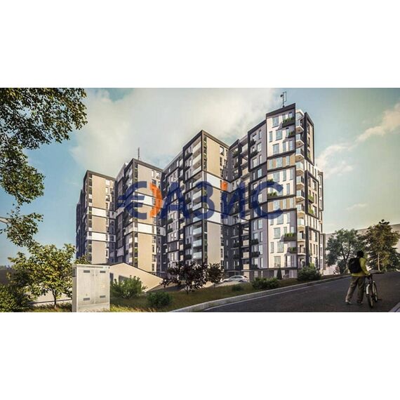 Квартира 2-комнатная 1+1 в Бургасе площадь 55.5м² 13 этаж, изображение 4