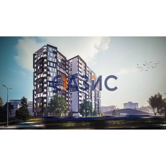 Квартира 2-комнатная 1+1 в Бургасе площадь 55.5м² 13 этаж, изображение 6