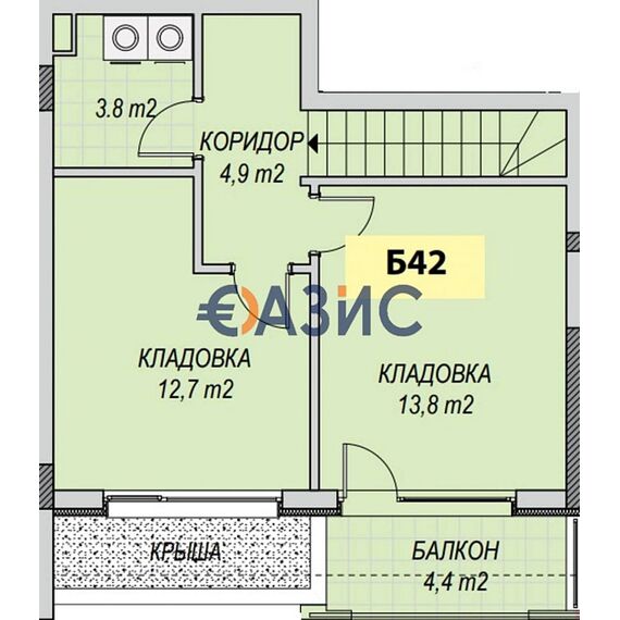 Квартира 3-комнатная 2+1 в Несебре (Святой Влас) площадь 128.4м² 4 этаж, изображение 17
