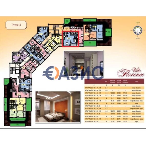 Квартира 3-комнатная 2+1 в Несебре (Святой Влас) площадь 128.4м² 4 этаж, изображение 18