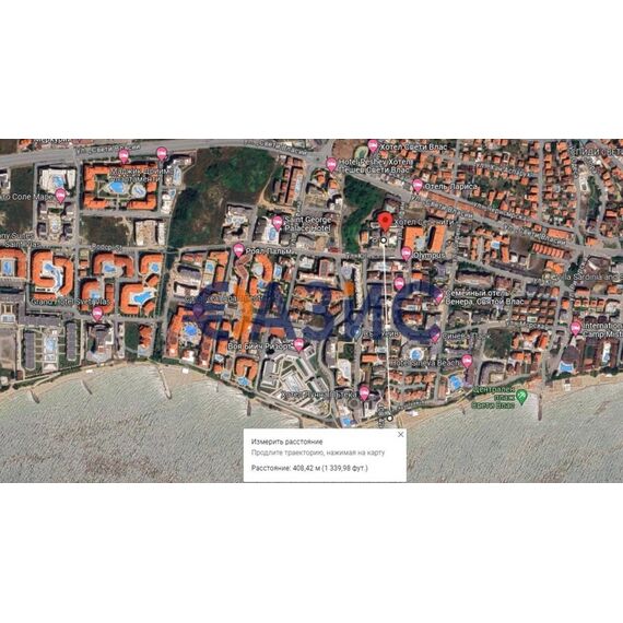 Квартира 2-комнатная 1+1 в Несебре (Святой Влас) площадь 57м², изображение 13