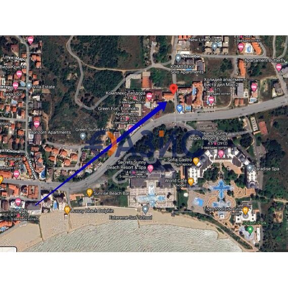Квартира 1-комнатная в Несебре (Святой Влас) площадь 43.8м², изображение 18