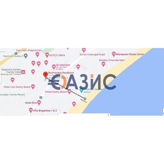 Квартира 2-комнатная 1+1 в Несебре (Солнечный Берег) площадь 82м² 6 этаж, изображение 19