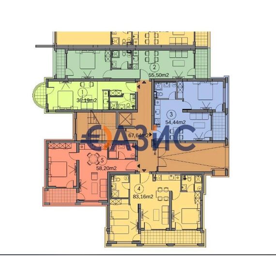 Квартира 1-комнатная в Несебре (Солнечный Берег) площадь 41.2м², изображение 10