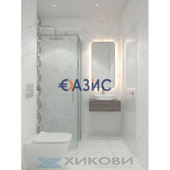 Квартира 2-комнатная 1+1 в Несебре (Солнечный Берег) площадь 46.4м² 1 этаж, изображение 4