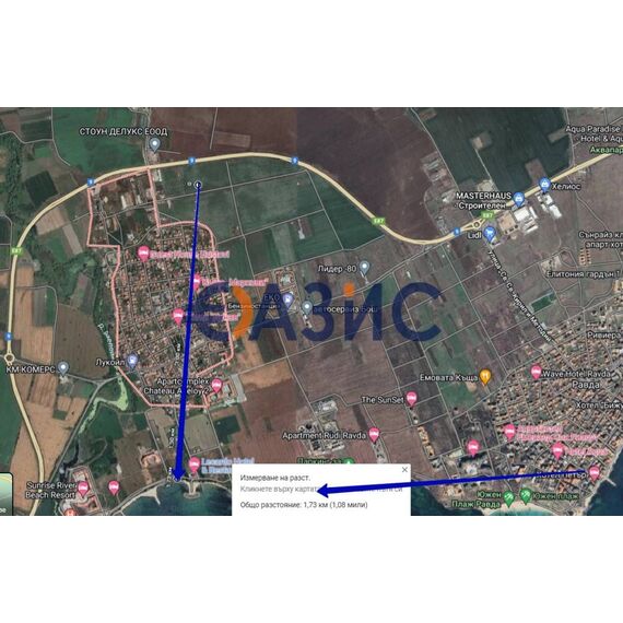 Коммерческая недвижимость в Поморие (Ахелой) 2м²