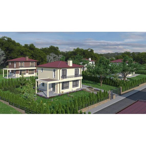 Дом в лесу в Варне площадь 142м² 2-этажный, изображение 3