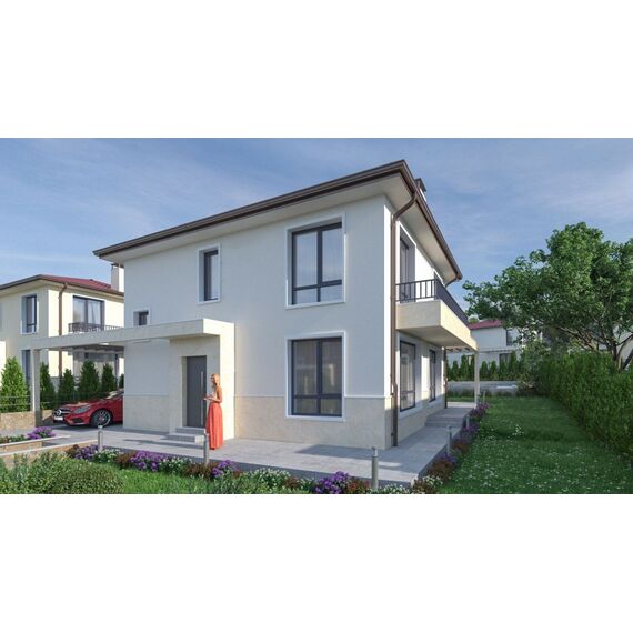 Дом в лесу в Варне площадь 142м² 2-этажный
