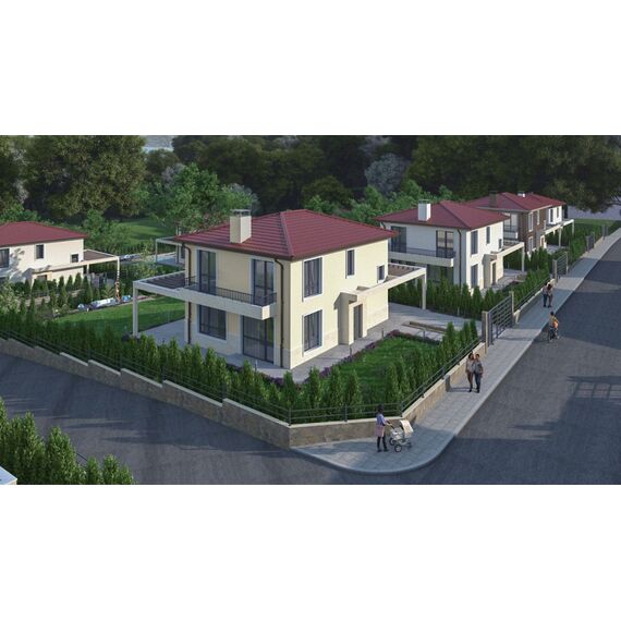 Дом в лесу в Варне площадь 142м² 2-этажный, изображение 2