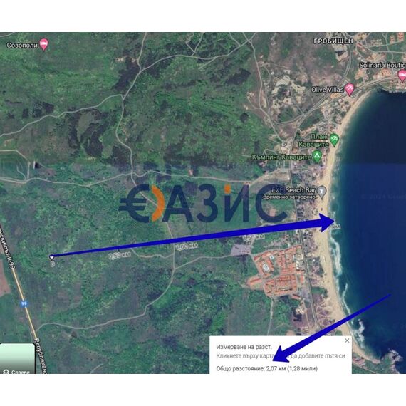 Земля в Созополе участок в деревне 5829м², изображение 8